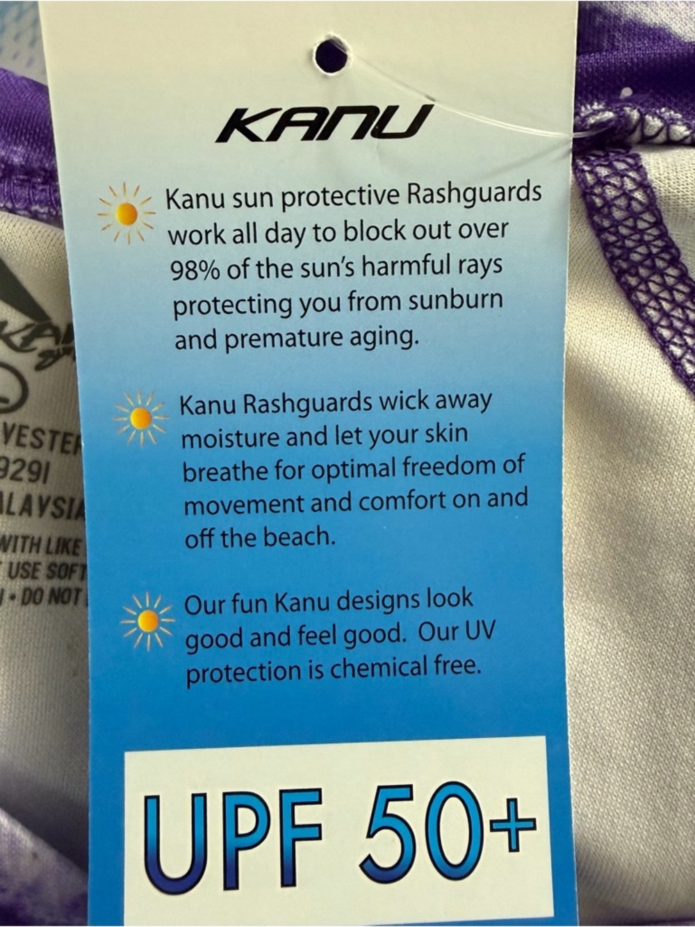 Kanu Surf Rashguard Swim Tee - Picture 7 of 8